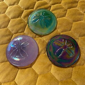 Glass Sand-dollars by Murano (3)